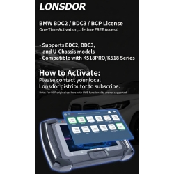 PAKIET Klips + Adapter BDC2 BDC3 - K518PRO