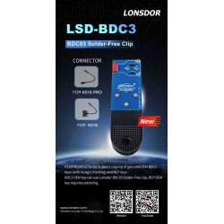 PAKIET Klips + Adapter BDC2 BDC3 - K518PRO